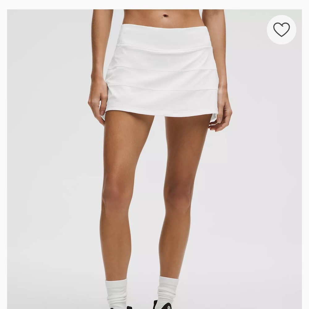 Lululemon Athletica White Mini Skirt